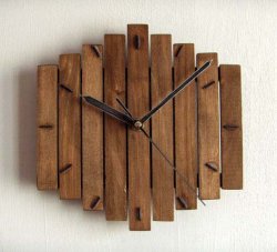 Деревянные часы своими руками