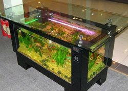 Как сделать стол-аквариум