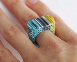 Как сделать кольцо из полимерной глины 